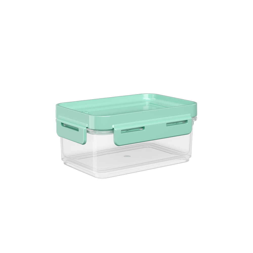 Contenedor Hermetico de Plastico 250ML Flap Verde Electrico | Simeni Outlet